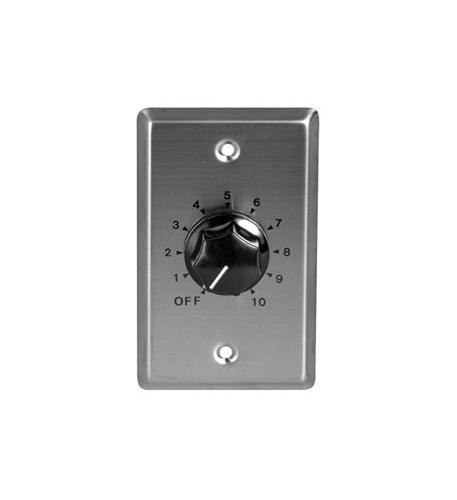 SPECO - 10W 70-25V Mono Attenuator withWallplate