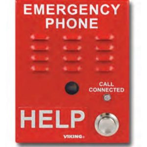 Viking Electronics - IP Emergency Phone wHD Vid Surface Mount